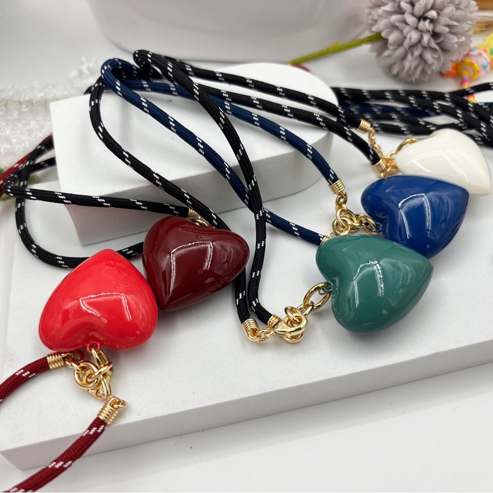 ROXANNE ASSOULIN The Long Happy Cord Necklace Black Without Charm - Picture 9 of 12